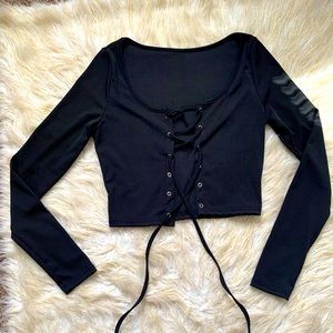 Tie Front crop top